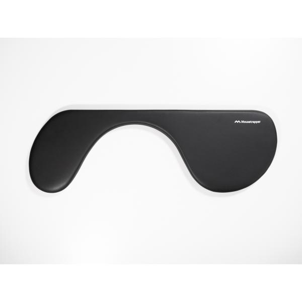 Mousetrapper Armrest - Asymmetric poggiapolso Ecopelle Nero (Mousetrapper tastatur-armst?tte)