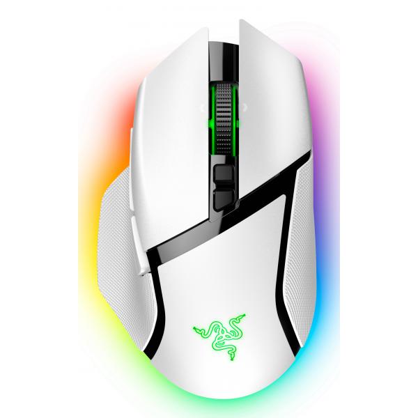 Razer Basilisk V3 Pro mouse Gaming Mano destra RF Wireless + Bluetooth + USB Type-C Ottico 30000 DPI (RAZER BASILISK V3 PRO WIRELESS MSE WHITE)