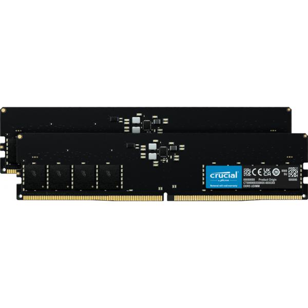 Crucial CT2K16G56C46U5 memoria 32 GB 2 x 16 GB DDR5 288-pin DIMM Data Integrity Check [verifica integrità dati] (Crucial CT2K16G56C46U5 hukommelsesmodu)