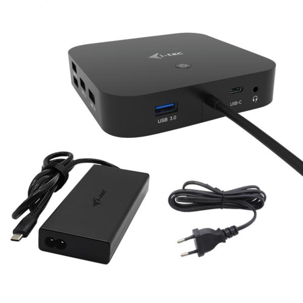 i-tec USB-C HDMI Dual DP Docking Station with Power Delivery 100 W + Universal Charger 100 W (I-TEC USB-C HDMI+2X DP CHARGER - I-TEC DOCK PD 100WCHARGER 112W)