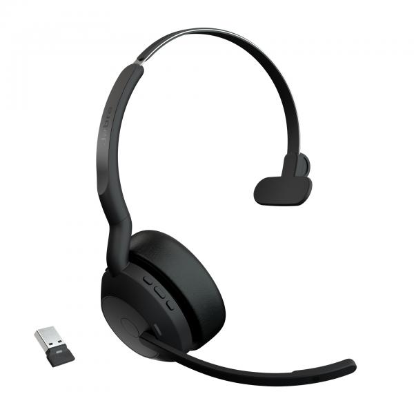Jabra Evolve2 55 Auricolare Wireless A Padiglione Ufficio USB tipo-C Bluetooth Base di ricarica (JABRA EVOLVE2 55 - LINK380A UC MONO)