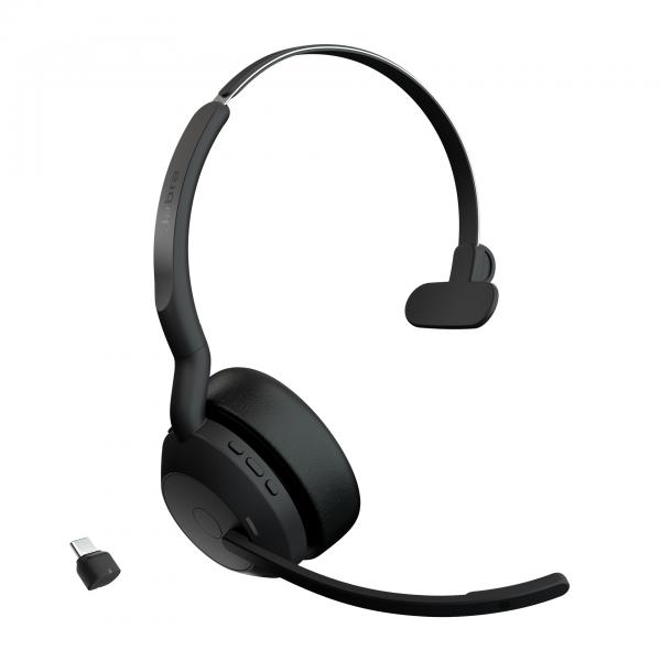 Jabra Evolve2 55 Auricolare Wireless A Padiglione Ufficio USB tipo-C Bluetooth Base di ricarica (JABRA EVOLVE2 55 - LINK380C UC MONO)