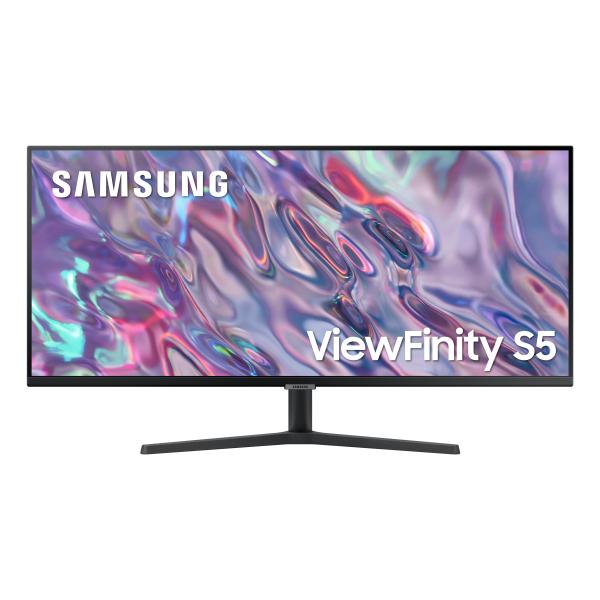 Samsung Monitor HRM ViewFInity S5 - S50GC da 34 (Viewfinity S5 S50Gc 86.4 Cm - [34] 3440 X 1440 Pixels - Ultrawide Quad Hd Led Black - Warranty: 36M)