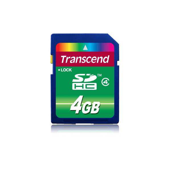 Transcend TS4GSDHC4 memoria flash 4 GB SDHC (SDHC CARD 4GB [CLASS 4] MLC - .)