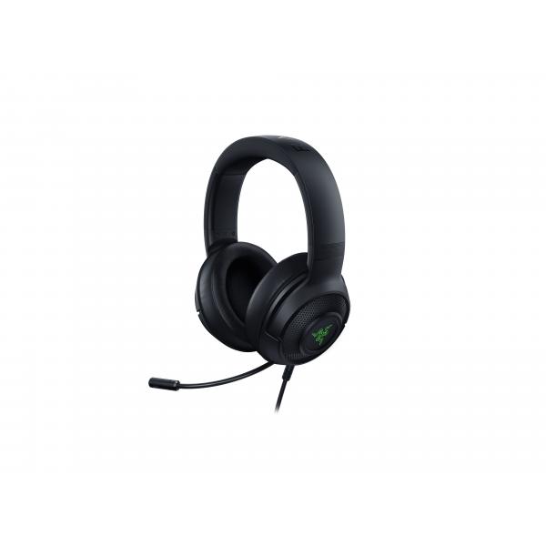 Razer Kraken V3 X Auricolare Cablato A Padiglione Gaming USB tipo A Nero (Razer Headset Kraken V3 X Gaming black USB ohrumschlie?end, Kopfband)