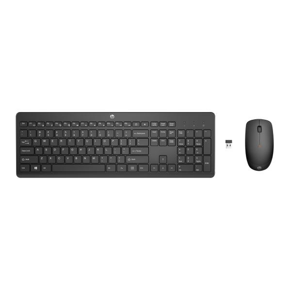 HP Combo tastiera e mouse wireless 230 (230 Wireless Mouse And - Keyboard Combo - Warranty: 12M) - Versione UK