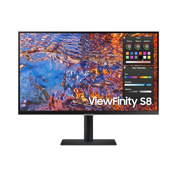 Samsung LS27B800PXP Monitor PC 68,6 cm [27] 3840 x 2160 Pixel 4K Ultra HD LED Nero (SAMSUNG 27IN VIEWFINITY S80PB USBC)