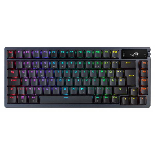 ASUS ROG Azoth tastiera Gaming USB + RF Wireless + Bluetooth QWERTY Inglese US Nero (ASUS ROG Azoth Gaming Keyboard - NX Red) - Versione UK