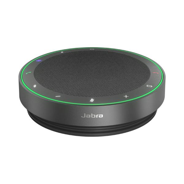 Jabra Speak2 75 vivavoce Universale USB/Bluetooth Nero (Jabra Speak2 75 MS - Speakerphone hands-free - Bluetooth - wireless - USB-A, USB-C - dark grey - Certified for Microsoft Teams Rooms, Optimised
