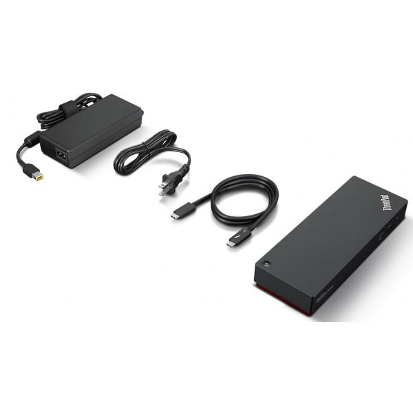 Lenovo ThinkPad Universal Thunderbolt 4 Smart Dock Cablato Nero (ThinkPad Universal - Thunderbolt 4 Smart Dock [EU] - **New Retail** - Warranty: 12M)