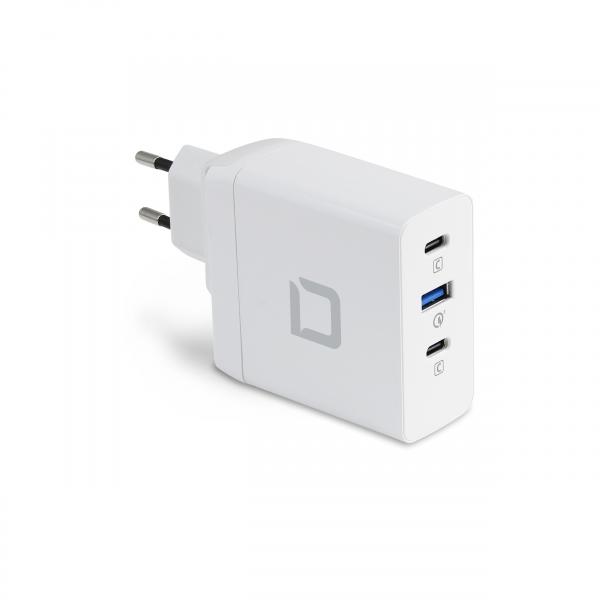 DICOTA D31983 Caricabatterie per dispositivi mobili Computer portatile Bianco AC Ricarica rapida Interno (TRAVEL LAPTOP GAN CHARGER - UNIVERSAL PRO 100W)