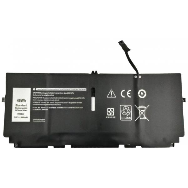 CoreParts MBXDE-BA0246 ricambio per laptop Batteria (Laptop Battery for Dell - 45.60Wh 7.6V 6000mAh 46Wh - Li-Polymer 7.6V 6000mAh for DELL XPS 13 9300, XPS 13 9300 2020, XPS 13 9300 i5 - Warranty: 1