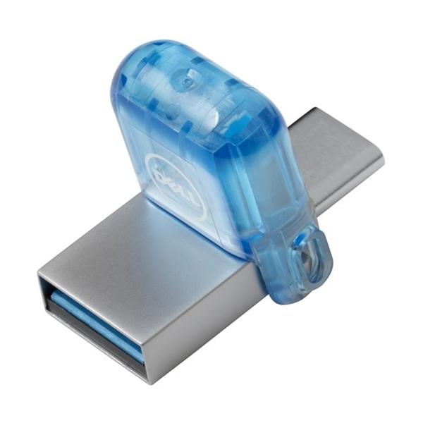 DELL AC429144 unità flash USB 256 GB USB Type-A / USB Type-C 3.2 Gen 1 [3.1 Gen 1] Blu, Acciaio inox (^DELL 256GB USB AC COMBO FLASH DRIVE)