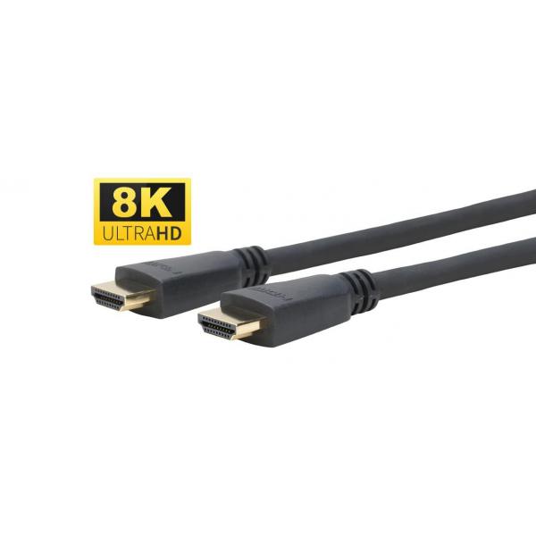 Vivolink PROHDMIFUHD7.5 cavo HDMI 7,5 m Nero (Pro, HDMI 2.1, 8K, 120Hz, 48 - Gb/s, 7.5m, black - Warranty: 1188M)