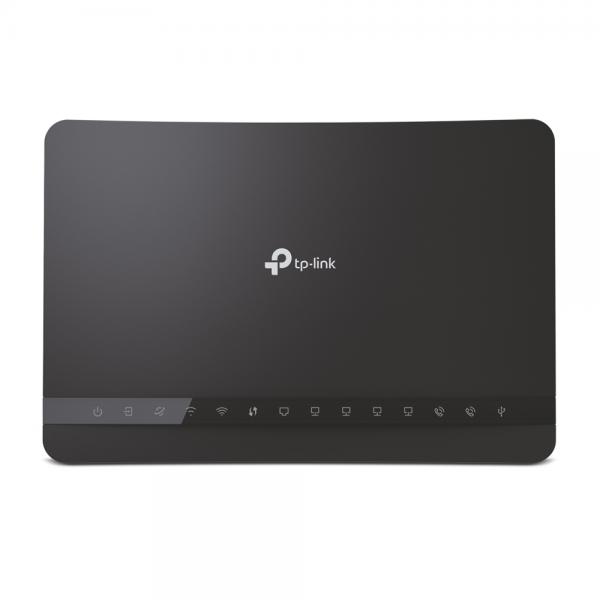 TP-Link Archer VR1210v router wireless Gigabit Ethernet Dual-band [2.4 GHz/5 GHz] Nero (TP-LINK AC1200 WL DB GB VDSL/ADSL ROUTER)