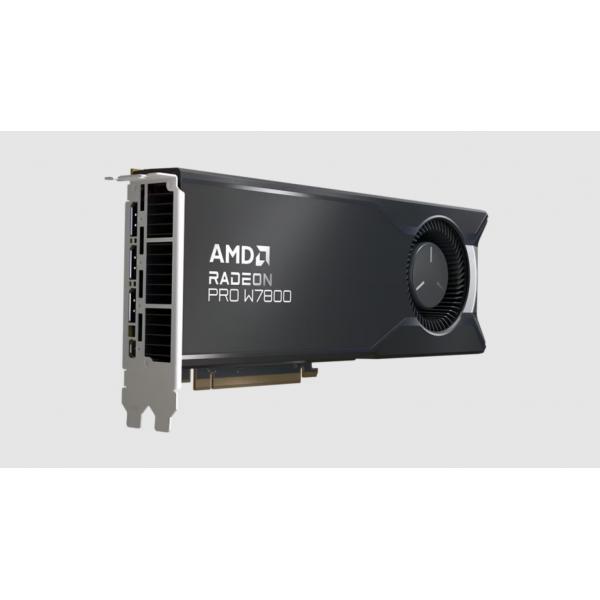 AMD Radeon Pro W7800 - Graphics card - Radeon Pro W7800 - 32 GB GDDR6 - PCIe 4.0 x16 - 3 x DisplayPort, Mini DisplayPort