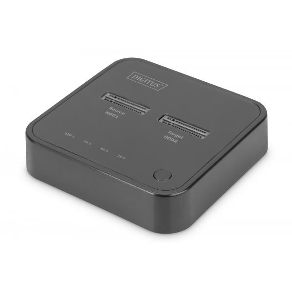 Digitus Docking station doppia SSD M.2 NVMe SSD con funzione di clonazione offline, USB-C™ (DIGITUS Dual M.2 NVMe SSD DockingStati)
