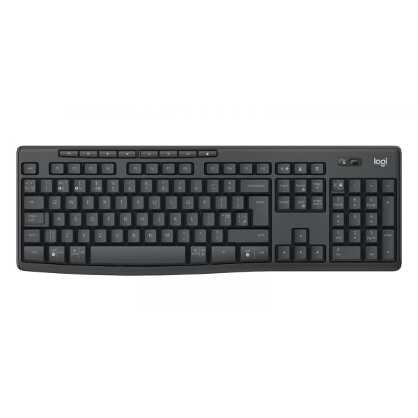 Logitech 920-012073 tastiera Mouse incluso Ufficio Bluetooth QWERTY Inglese UK Grafite (Logitech MK370 Combo for Business - Keyboard and mouse set - wireless - Bluetooth LE - QWERTY - UK - graphite)