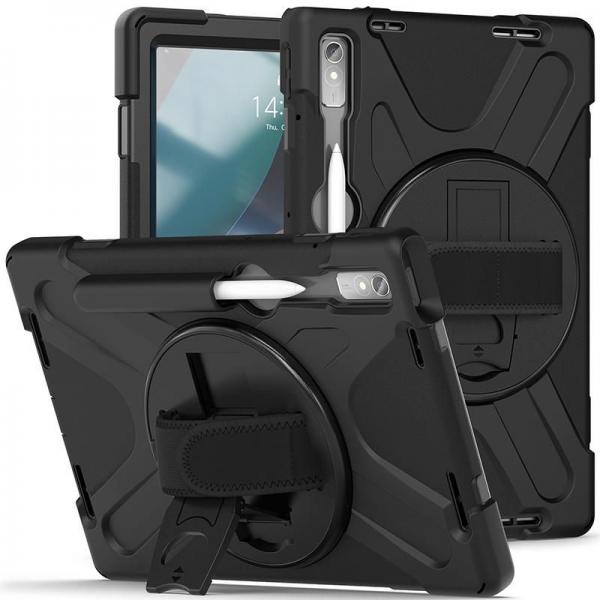 eSTUFF ES681907-BULK custodia per tablet Nero (Lenovo TAB P11 Pro 2022 2nd - Gen 11.2 AUSTIN Defender - without built-in screen protector. Black - Warranty: 24M)