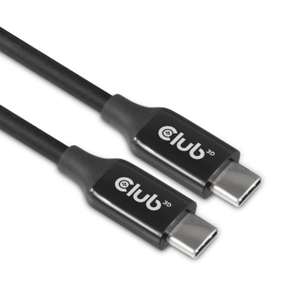 CLUB3D CAC-1535 cavo USB USB 3.2 Gen 2 [3.1 Gen 2] 5 m USB C 10 Gbit/s 60 W Nero (CAC-1535 USB cable 5 m USB - 3.2 Gen 2 [3.1 Gen 2] USB - CAC-1535, 5 m, USB C, USB C, USB 3.2 Gen 2 [3.1 Gen 2], Blac
