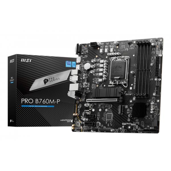 MSI PRO B760M-P scheda madre Intel B760 LGA 1700 micro ATX (MSI 1700 PRO B760M-P M-ATX)