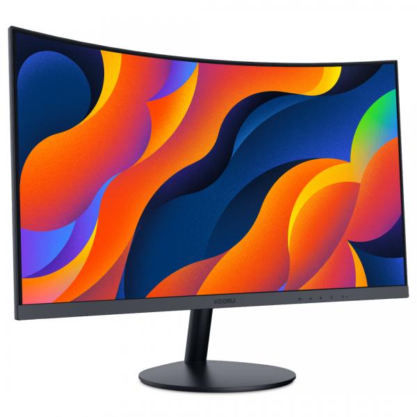 Koorui 24N5C Monitor PC 61 cm [24] 1920 x 1080 Pixel Full HD LED Nero (Koorui 24N5C 24' VA Full HD 1920 x 1080 Curved)