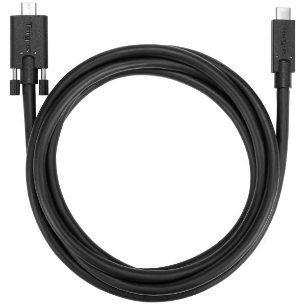 Targus ACC1122GLX cavo USB USB 3.2 Gen 1 [3.1 Gen 1] 1,8 m USB C Nero (Targus - USB Type-C kabel - 24 pin USB)