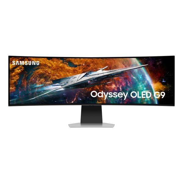 Samsung G95SC Monitor PC 124,5 cm [49] 5120 x 1440 Pixel Dual QHD OLED Argento (Samsung Odyssey OLED G9 S49CG954SU sk? LEADTIME6DAYS:leadtime of 6 days)