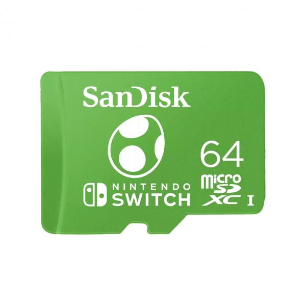 SanDisk SDSQXAO-064G-GN6ZN memoria flash 64 GB MicroSDXC UHS-I (SanDisk Nintendo Switch - Flash memory card - 64 GB - microSDXC UHS-I)