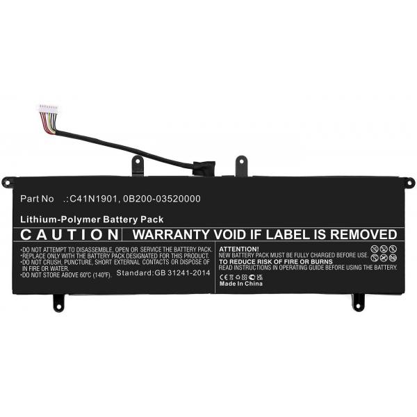 CoreParts MBXAS-BA0318 ricambio per laptop Batteria (Laptop Battery for Asus - 67.45Wh 15.4V 4380mAh - Warranty: 12M)