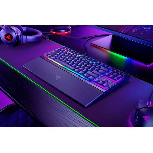 Razer Ornata V3 Tenkeyless tastiera Gaming USB QWERTY Inglese Nero (RAZER ORNATA V3 TENKEYLESS KEYBOARD) - Versione UK
