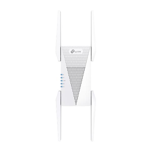 TP-Link RE815XE sistema Wi-Fi Mesh Tri-band [2,4 GHz/5 GHz/6 GHz] Wi-Fi 6 [802.11ax] Bianco 1 Esterno (TP-Link RE815XE V1 - Wi-Fi range extender - Wi-Fi 5 - 2.4 GHz, 5 GHz, 6 GHz)
