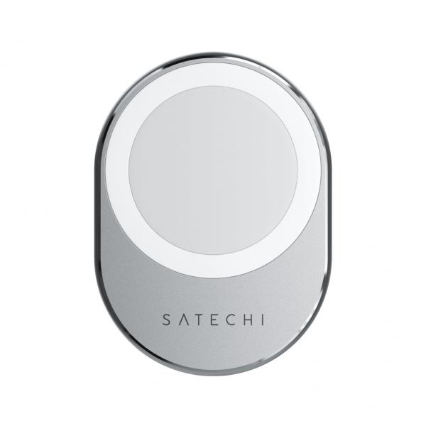 Satechi ST-MCMWCM supporto per personal communication Supporto attivo Telefono cellulare/smartphone Argento (Satechi ST-MCMWCM tr?dl?s opladningspu)