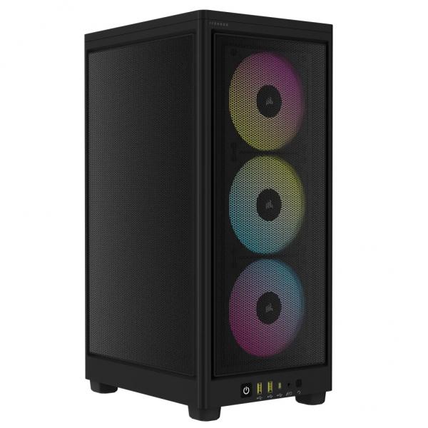 Corsair 2000D RGB AIRFLOW Small Form Factor [SFF] Nero (CORSAIR ICUE 2000D RGB BLACK M-ITX CASE)