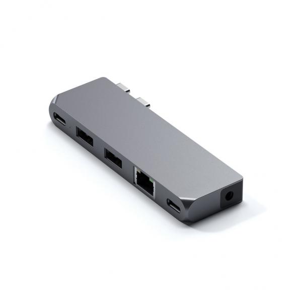 Satechi Pro Hub Mini Docking USB 3.2 Gen 1 [3.1 Gen 1] Type-C Grigio (Satechi Pro Hub Mini)