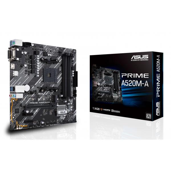 ASUS PRIME A520M-A II/CSM AMD A520 Socket AM4 micro ATX (PRIME A520M-A II/CSM)