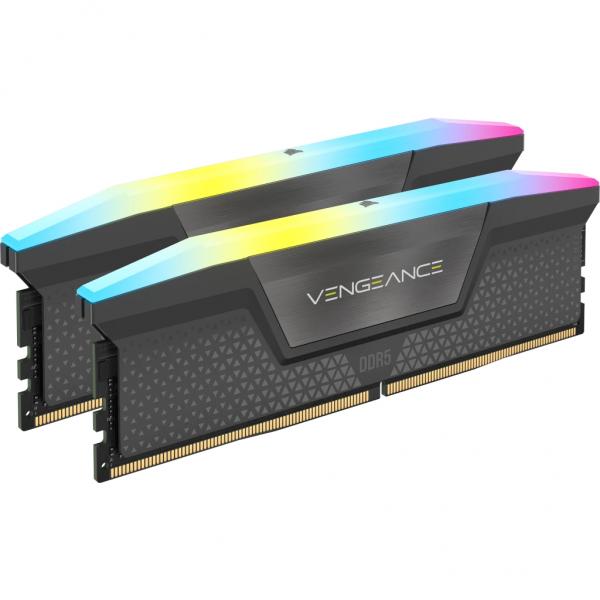 Corsair Vengeance RGB memoria 64 GB 2 x 32 GB DDR5 288-pin DIMM (CORSAIR DDR5 6000 D/K VENG GRY 64GB)