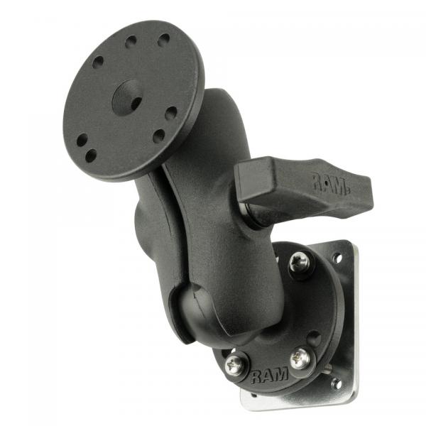 RAM Mounts RAM-101-B-225B2U ricambio interno e accessorio per veicoli Base di montaggio (Drill-Down Dashboard Mount - with Backing Plate - C Size - Short - Warranty: 1188M)