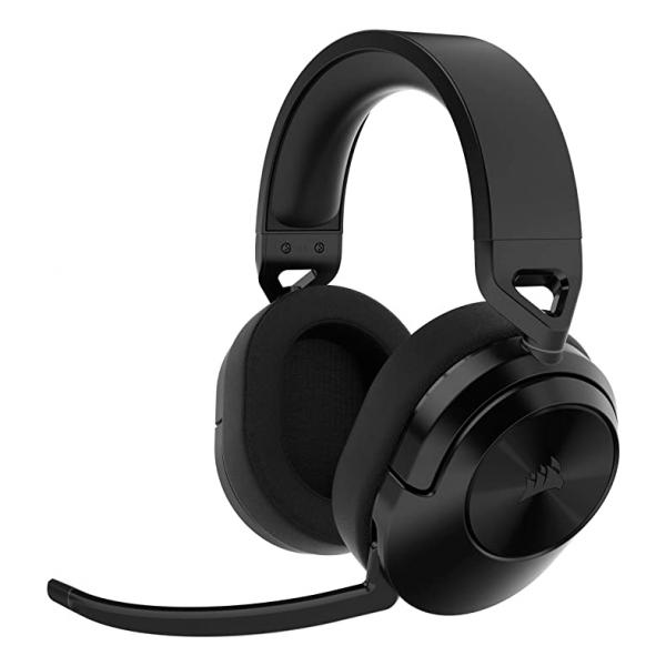 Corsair HS55 WIRELESS Auricolare A Padiglione Gaming Bluetooth Nero, Carbonio (CORSAIR HS55 W/L GAMING HEADSET CARBON)