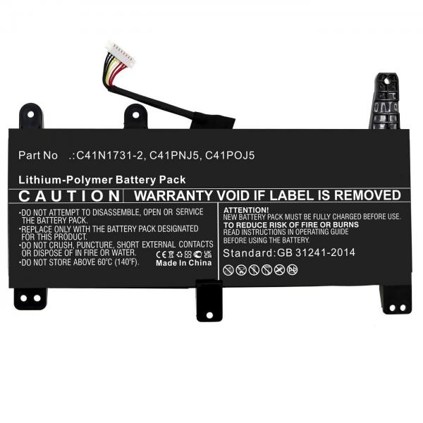 CoreParts MBXAS-BA0313 ricambio per laptop Batteria (Laptop Battery for Asus - 45.60Wh 15.2V 3000mAh Battery - for Asus Notebook, Laptop, 45.60Wh Li-Polymer 15.2V 3000mAh - Warranty: 12M)