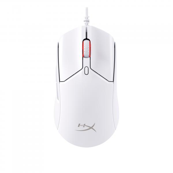 HyperX Pulsefire Haste 2 – Mouse da gaming [bianco-rosa] (HYPERX PULSEFIRE HASTE WHITE WIRED G)