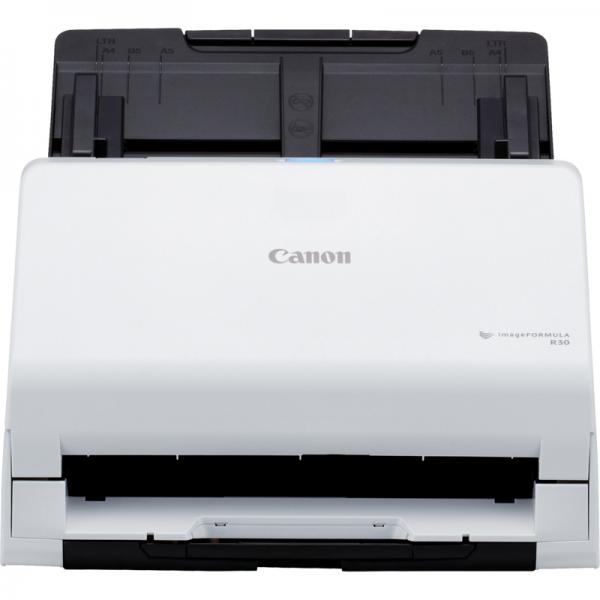Canon imageFORMULA R30 Scanner con ADF + alimentatore di fogli 600 x 600 DPI A4 Bianco (Canon imageFORMULA R30 - Document scanner - Contact Image Sensor [CIS] - Duplex - A4 - 600 dpi - up to 25 ppm [