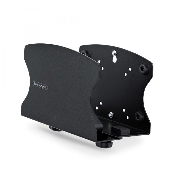 StarTech.com Supporto per PC a Parete - Staffa per Installazione a Muro di Computer Desktop fino a 18kg, Regolazione senza Attrezzi da 5 a 20 cm - Mensola a Parete per uso intensivo adatta a Case Tow