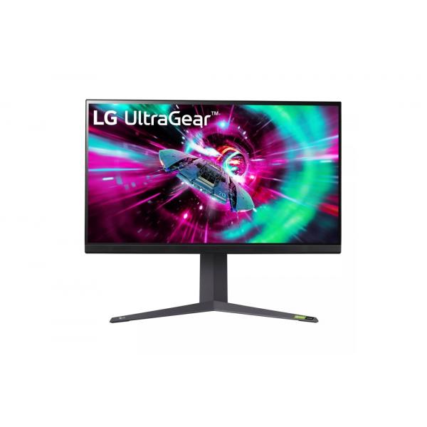 LG 32GR93U-B Monitor PC 80 cm [31.5] 3840 x 2160 Pixel 4K Ultra HD LCD Nero, Grigio, Viola (32IN ULTRAGEAR 4K UHD IPS 144HZ - GAMING MONITOR)