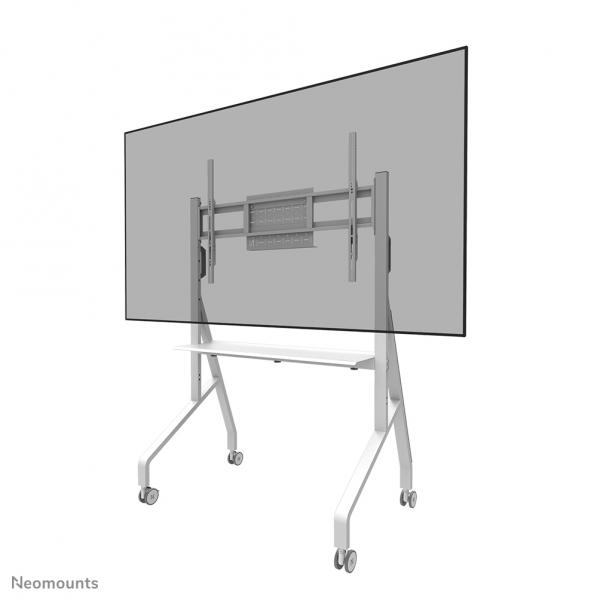 Neomounts FL50-525WH1 Carrello TV 55-86 - installazione rapida - TÜV (Neomounts AV Move Go Mobile Floor Stand Wht FL50-525WH1)