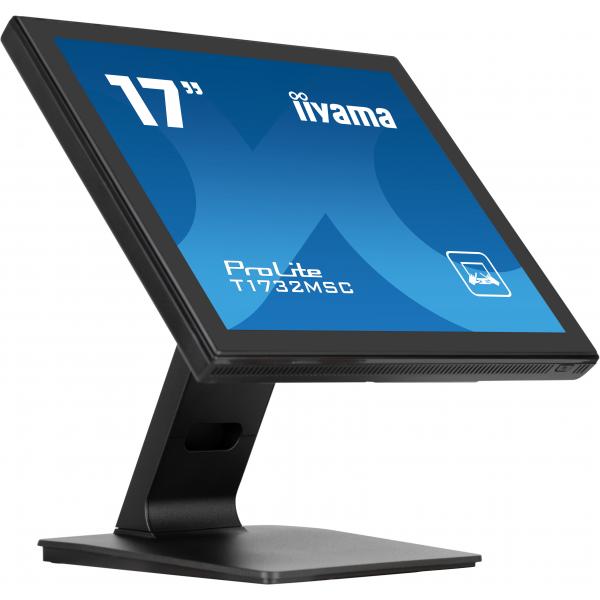 iiyama ProLite Monitor PC 43,2 cm [17] 1280 x 1024 Pixel SXGA LED Touch screen Tavolo Nero (iiyama - PROLITE T1732MSC-B1S 17' Projective Capacitive)