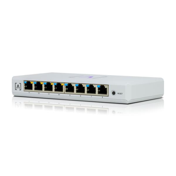 Alta Labs S8-POE switch di rete Gestito Gigabit Ethernet [10/100/1000] Supporto Power over Ethernet [PoE] Bianco (Alta Labs 8 Port PoE+ 60W Powered Network Switch - S8-POE)
