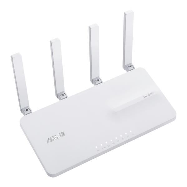 ASUS EBR63 – Expert WiFi router wireless Gigabit Ethernet Dual-band [2.4 GHz/5 GHz] Bianco (EBR63 AX3000 DualBand WiFi Router)