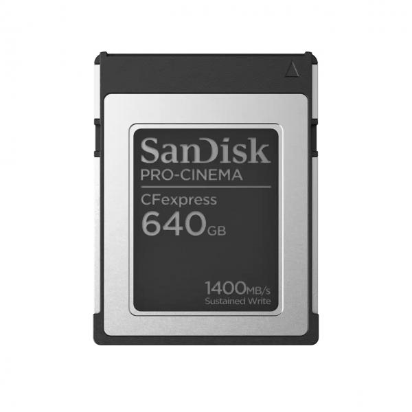 SanDisk PRO-CINEMA CFexpress 640 GB (SanDisk PRO-CINEMA - flashhukommelsesk)