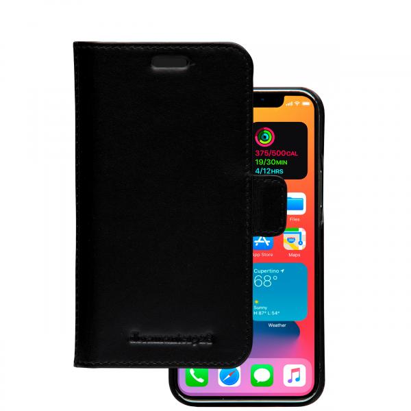 dbramante1928 Lynge custodia per cellulare 13,7 cm [5.4] Custodia a borsellino Nero (dbramante1928 Lynge - Flip cover per cellulare - pelle pieno fiore - nero - per Apple iPhone 12 mini)